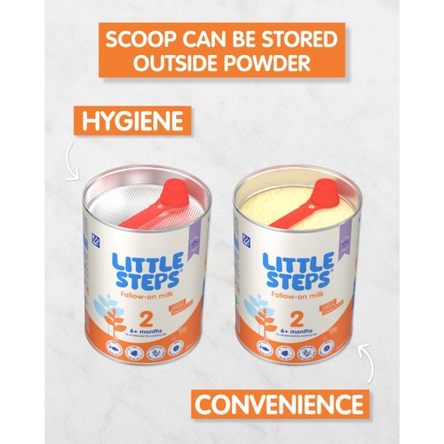 LITTLE STEPS Follow-on Baby Milk Powder Formula 6 mth+ 800 g thumbnail 6
