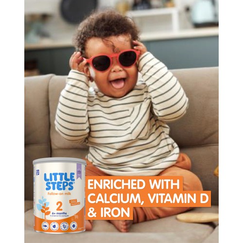 LITTLE STEPS Follow-on Baby Milk Powder Formula 6 mth+ 800 g thumbnail 8