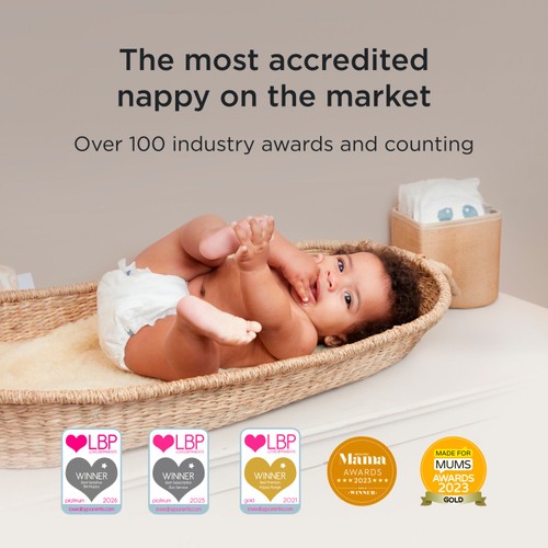 Kit & Kin Hypoallergenic Nappy Pants Size 6 (15+kg) thumbnail 5