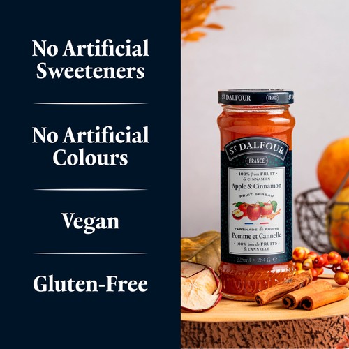 St Dalfour Apple & Cinnamon Fruit Spread thumbnail 4