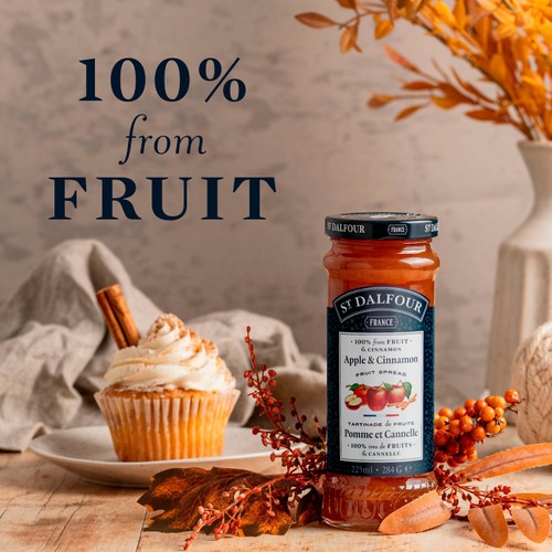 St Dalfour Apple & Cinnamon Fruit Spread thumbnail 6
