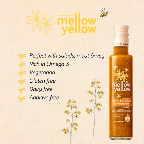 Farringtons Mellow Yellow Honey & Mustard Dressing thumbnail 4
