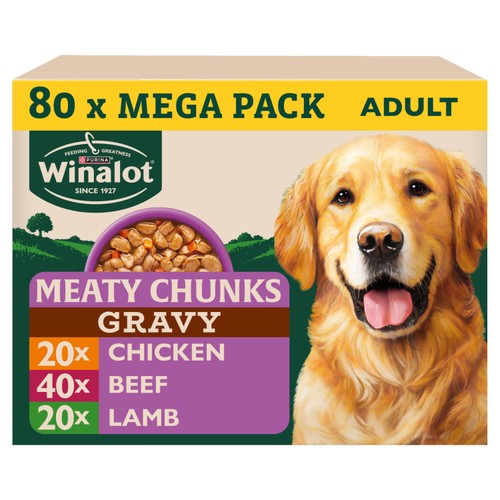 Winalot Meaty Chunks Mixed in Gravy Wet Dog Food  thumbnail 9