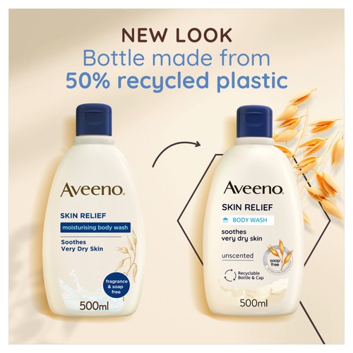 Aveeno Skin Relief Moisturising Body Wash for Very Dry Skin thumbnail 8