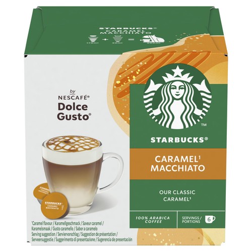 STARBUCKS Caramel Macchiato Coffee Pods by NESCAFE Dolce Gusto thumbnail 2