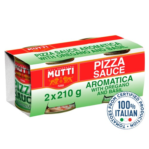 Mutti Basil & Oregano Italian Pizza Sauce No Added Sugar