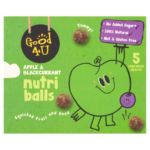 Good4u Nutri Balls Apple & Blackcurrant MULTIPACK