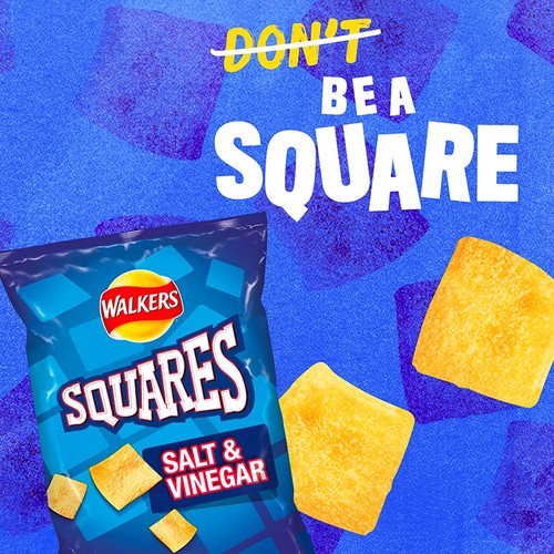 Walkers Squares Flavour Potato Snacks 6 x 22g thumbnail 3