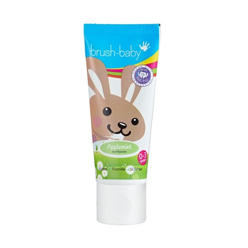 Brush-Baby Applemint Toothpaste, 0-3 Yrs