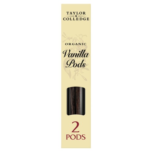 Taylor & Colledge 2 Organic Vanilla Pods thumbnail 2
