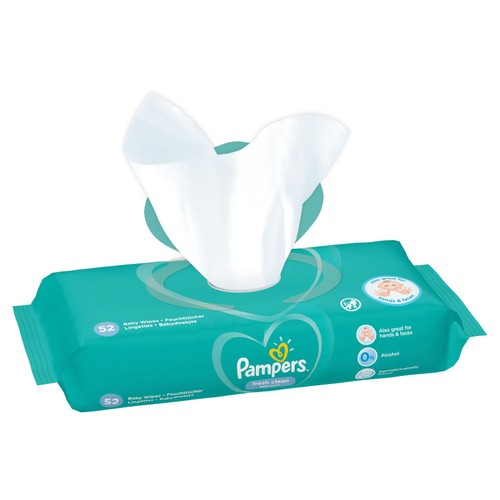 Pampers Fresh Clean Baby Wipes thumbnail 3
