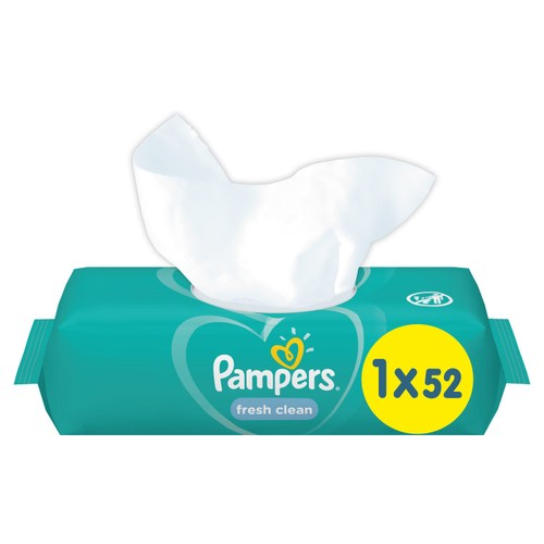 Pampers Fresh Clean Baby Wipes thumbnail 4