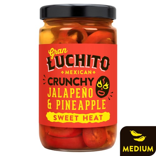 Gran Luchito Crunchy Sliced Jalapeno & Pineapple for Fajita & Taco