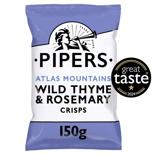 Pipers Atlas Mountains Wild Thyme & Rosemary Sharing Bag Crisps