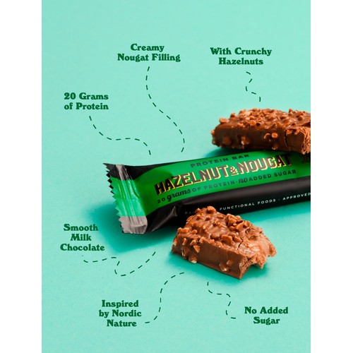 Barebells Protein Bar Hazelnut Nougat thumbnail 2