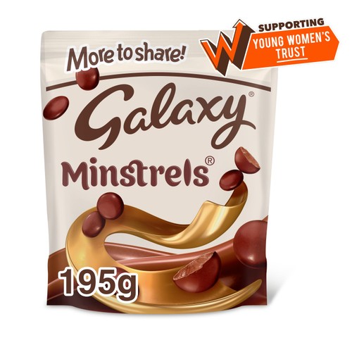 Galaxy Minstrels Milk Chocolate Buttons Sharing Pouch Bag  thumbnail 2