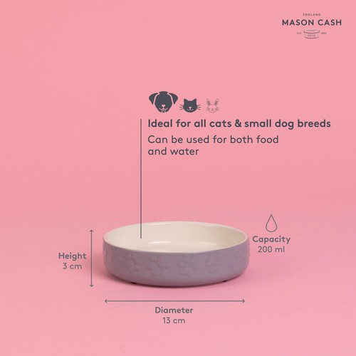 Mason Cash Colour Mix Grey Cat Saucer 13cm thumbnail 6