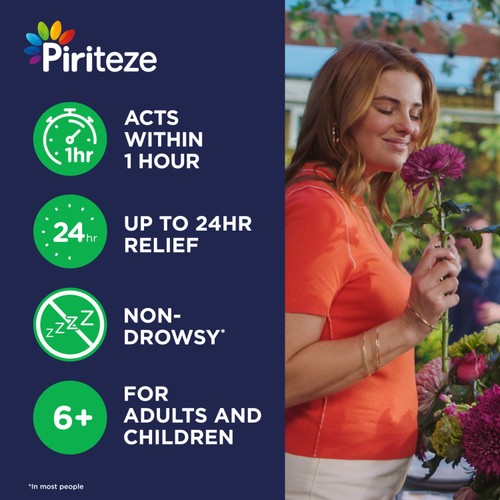 Piriteze Hayfever & Allergy Antihistamine Tablets thumbnail 6