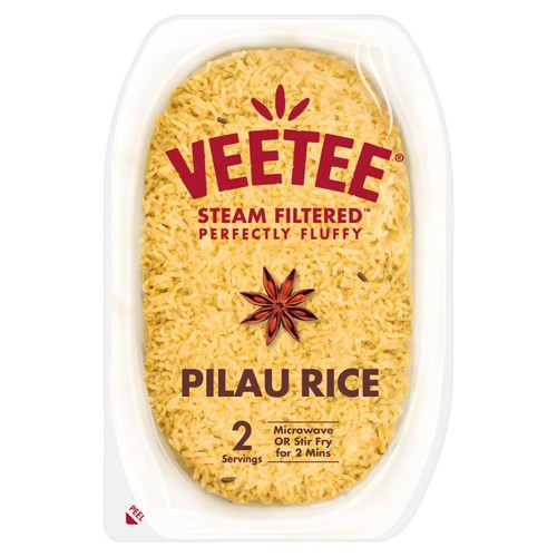 Veetee Heat and Eat Pilau Rice Tray