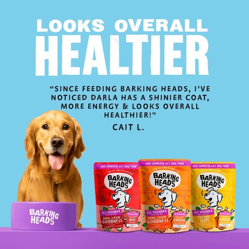 Barking Heads Adult Dog Food Wet Pouches Variety Pack thumbnail 6