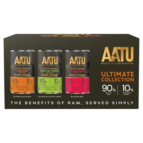 AATU Adult Dog Food Wet Tins Mixed Case