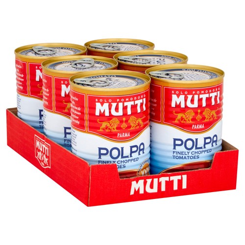 Mutti Polpa Finely Chopped Italian Tomatoes thumbnail 2