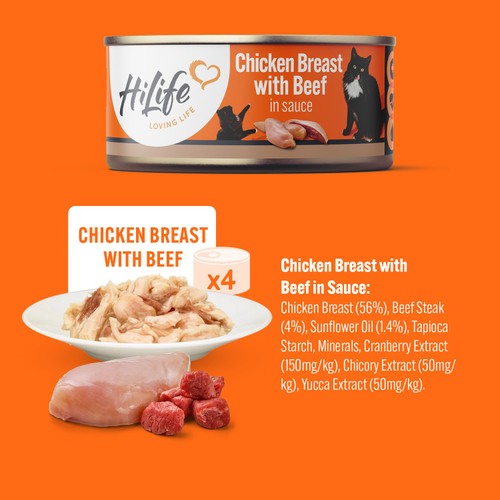 HiLife It's Only Natural Luxury Cat Food Meat Selection thumbnail 5