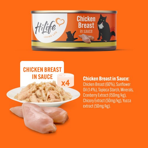 HiLife It's Only Natural Luxury Cat Food Meat Selection thumbnail 6
