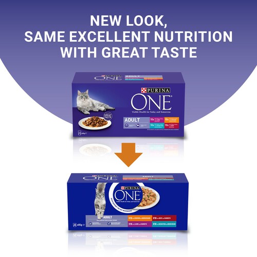 Purina One Mini Fillets Mixed Selection in Gravy Wet Cat Food  thumbnail 9