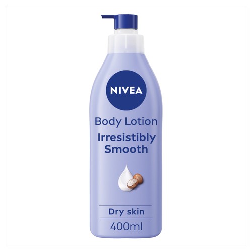 NIVEA Body Lotion for Dry Skin, Irresistibly Smooth