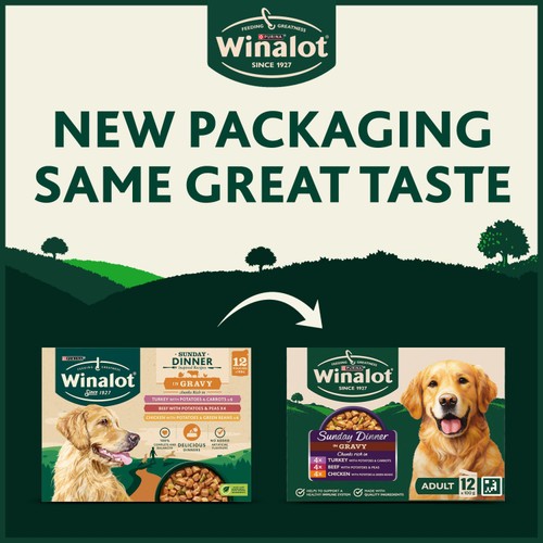Winalot Sunday Dinner Mixed in Gravy Wet Dog Food  thumbnail 7