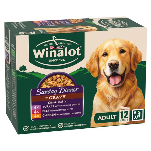 Winalot Sunday Dinner Mixed in Gravy Wet Dog Food  thumbnail 8