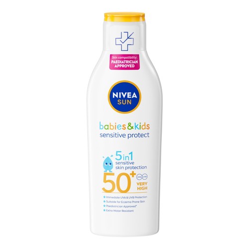NIVEA SUN Kids Sensitive Protect SPF 50+ Sun Lotion