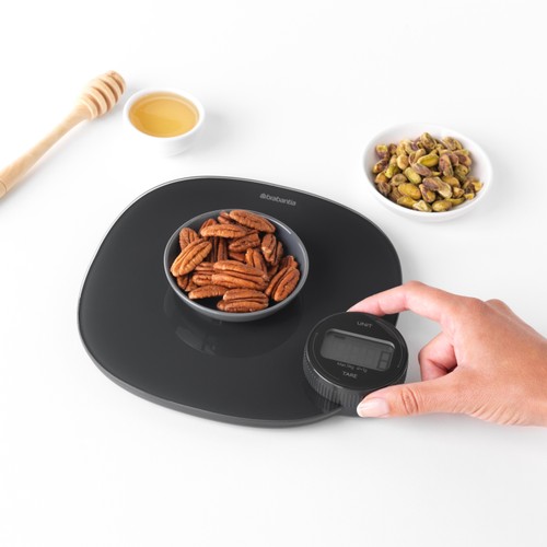 Brabantia Kitchen Scales, Dark Grey thumbnail 2
