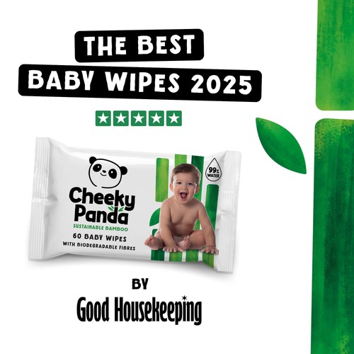 Cheeky Panda Bamboo Baby Wipes, 12 x 60 Wipes thumbnail 7