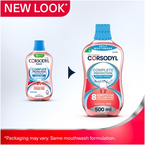 Corsodyl Complete Protection Gum Care Mouthwash Extra Fresh thumbnail 2