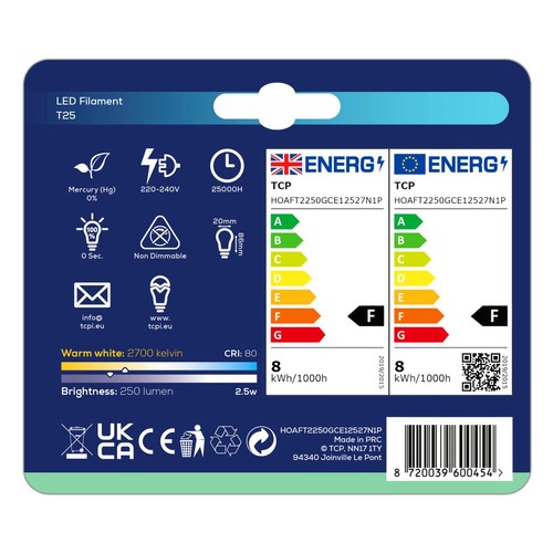 TCP Cookerhood Small Screw 2.5W Light Bulb thumbnail 3