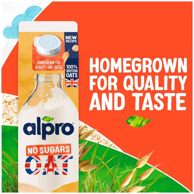 Alpro Oat No Sugar Chilled Dairy Free Drink thumbnail 4