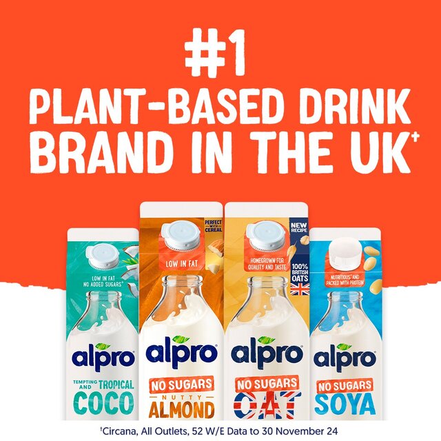 Alpro Oat No Sugar Chilled Dairy Free Drink thumbnail 6