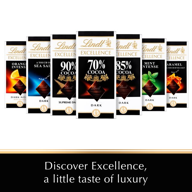 Lindt Excellence Cranberry, Almond & Hazelnut Dark Chocolate Bar thumbnail 7