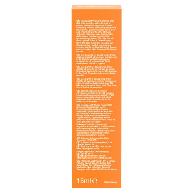 Neutrogena Clear & Defend SOS Gel with 0.5% Salicylic Acid thumbnail 10