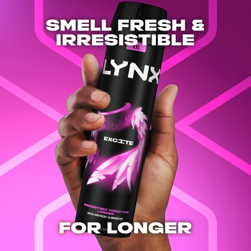 Lynx Excite Deodorant Bodyspray thumbnail 2