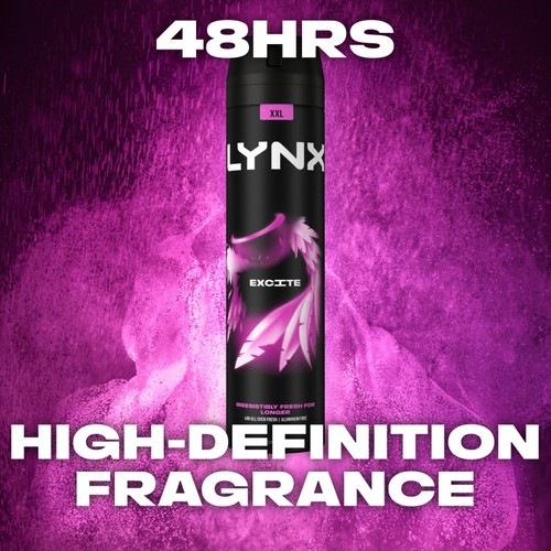 Lynx Excite Deodorant Bodyspray thumbnail 4
