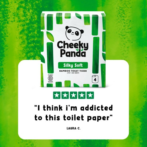 Cheeky Panda Natural Bamboo Toilet Tissue  thumbnail 5