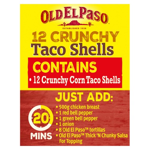 Old El Paso Crunchy Taco Shells thumbnail 4