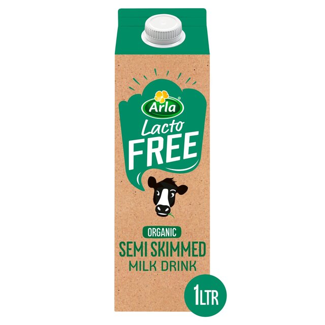 Arla LactoFREE Organic Semi Skimmed Milk Drink
