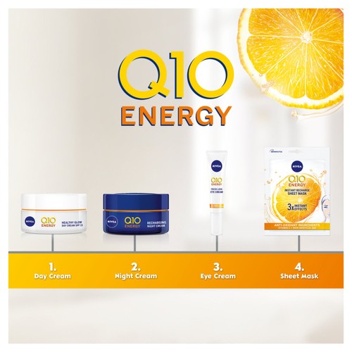 NIVEA Q10 Energy Anti-Wrinkle Face Sheet Mask thumbnail 4