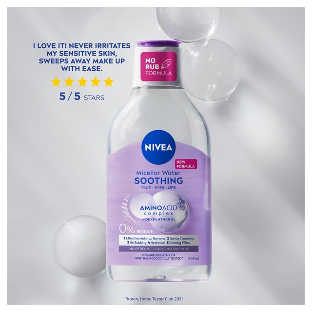 NIVEA MicellAIR Micellar Water for Sensitive Skin thumbnail 8