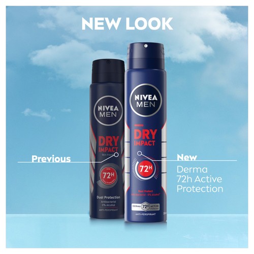 NIVEA MEN Dry Impact Anti-Perspirant Deodorant Spray thumbnail 5