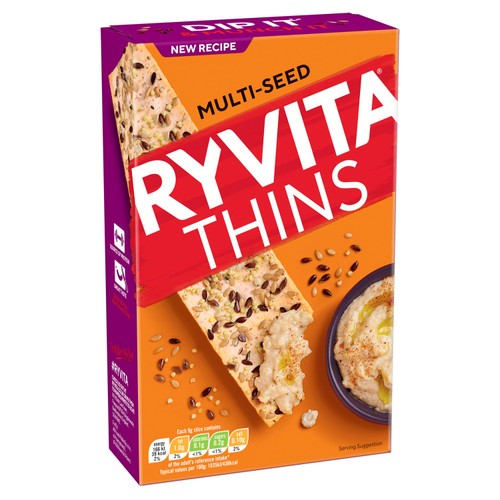 Ryvita Thins Multi-Seed Flatbread Crackers thumbnail 2
